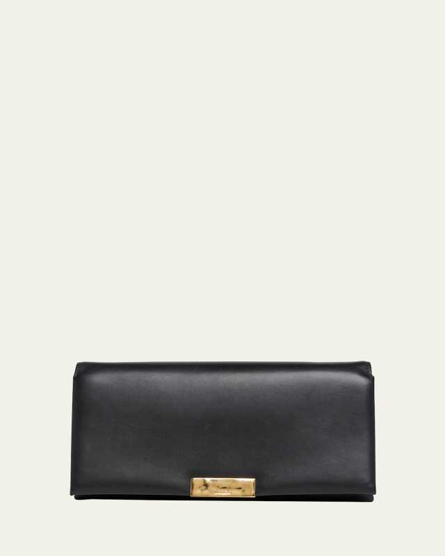 Carnet Flap Calfskin Shoulder Bag